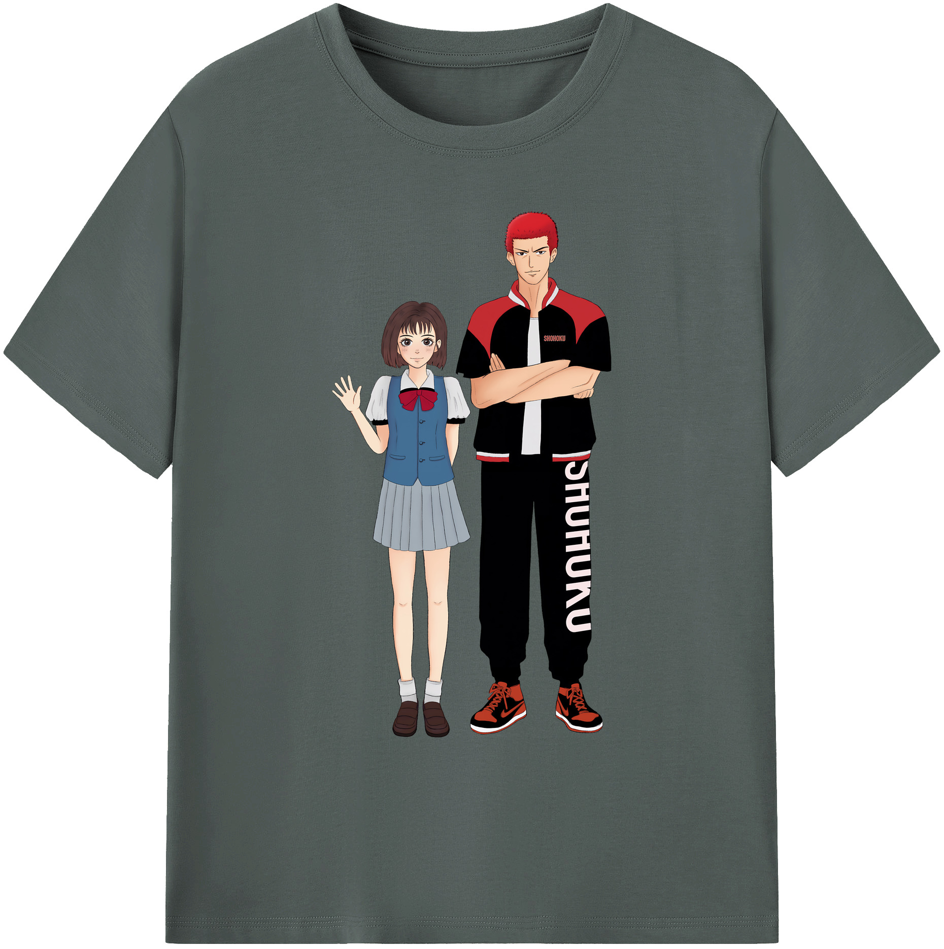 （画像用） SLAM DUNK／スラムダンク 綿100％ メンズ半袖Tシャツ｜肌触りやわらか＆通気性